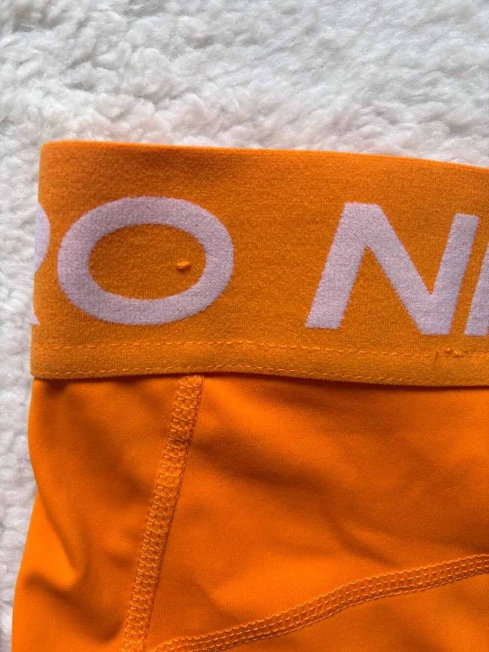 Nike Pro Orange Compression Shorts Women’s Medium Activewear - Picture 10 of 10